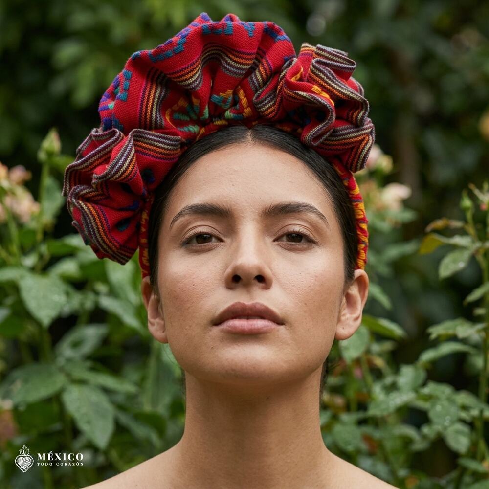 Traditional Mexican Cambaya Headband – Handmade Artisan Diadema
